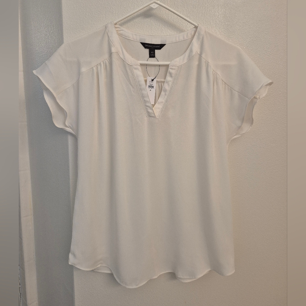 Banana Republic Women's XS White Blouse